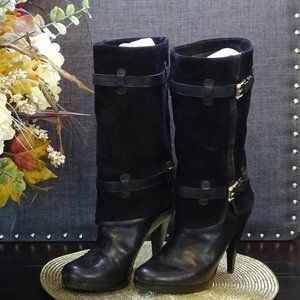 Cole Haan Suede and Leather Boots
